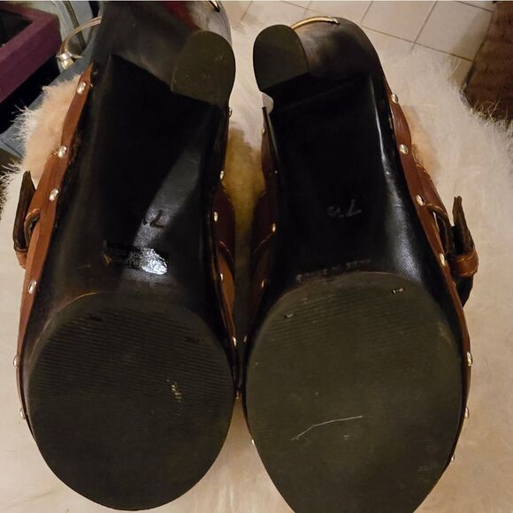 MICHAEL KORS FUR TRIMMED MULES - Picture 8 of 8